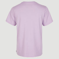 Essentials T-Shirt mit V-Ausschnitt | Purple Rose