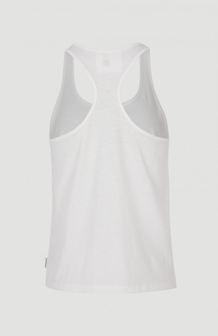 Essentials Racerback-Tanktop | Snow White
