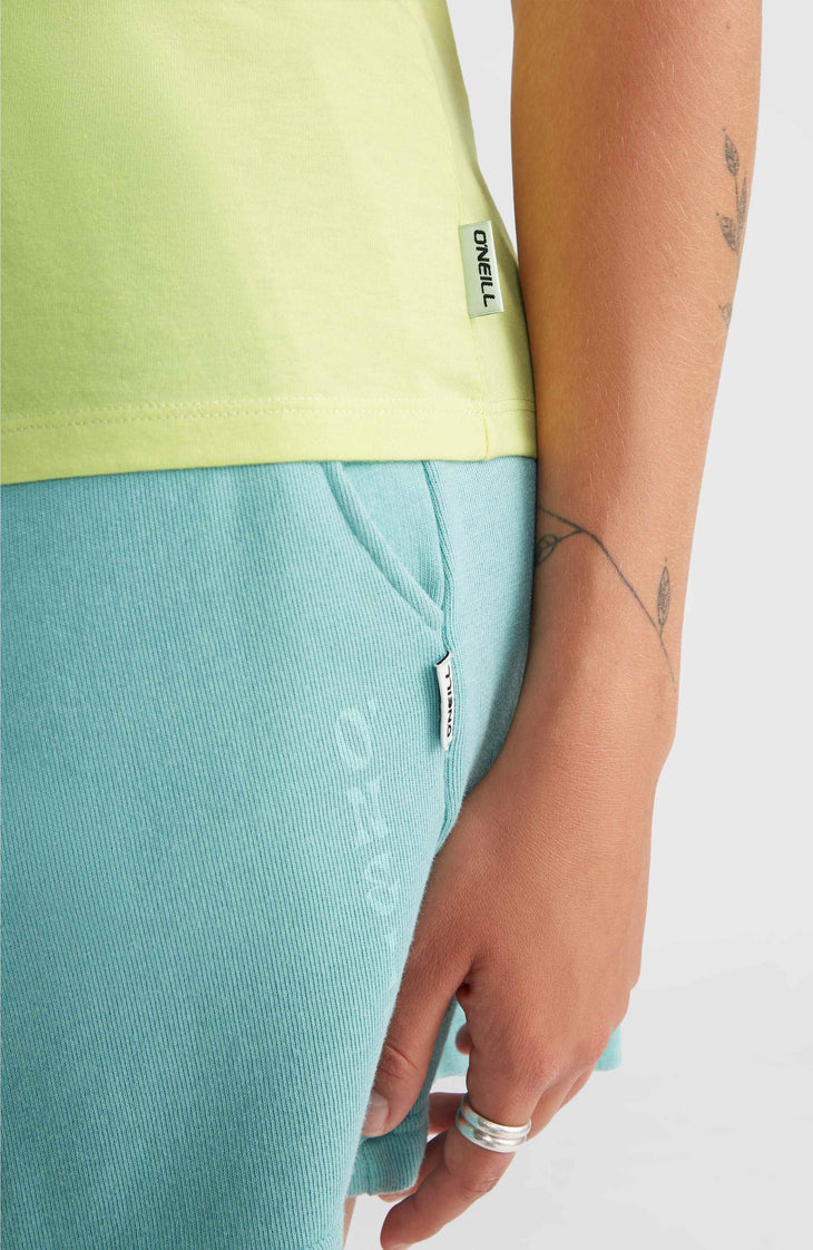 Essentials Racerback-Tanktop | Sunny Lime