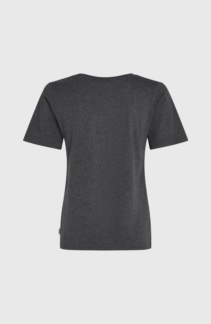 Essentials T-Shirt mit V-Ausschnitt | Black Out