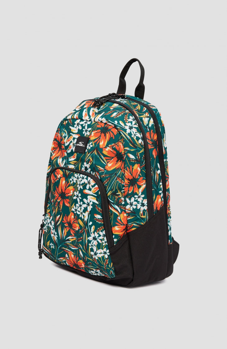 Wedge Rucksack | Flower Wall