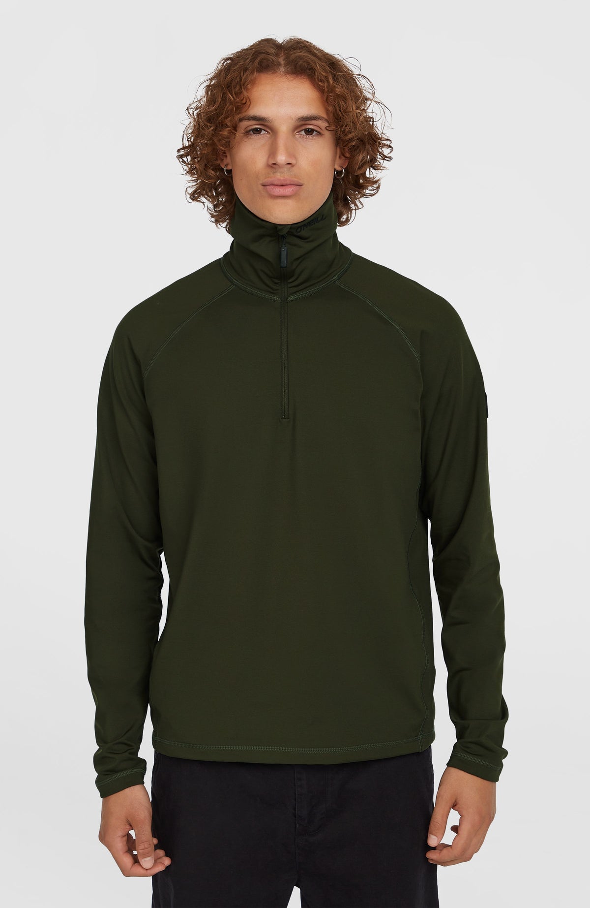Clime Fleecepullover mit Halbreißverschluss | Forest Night
