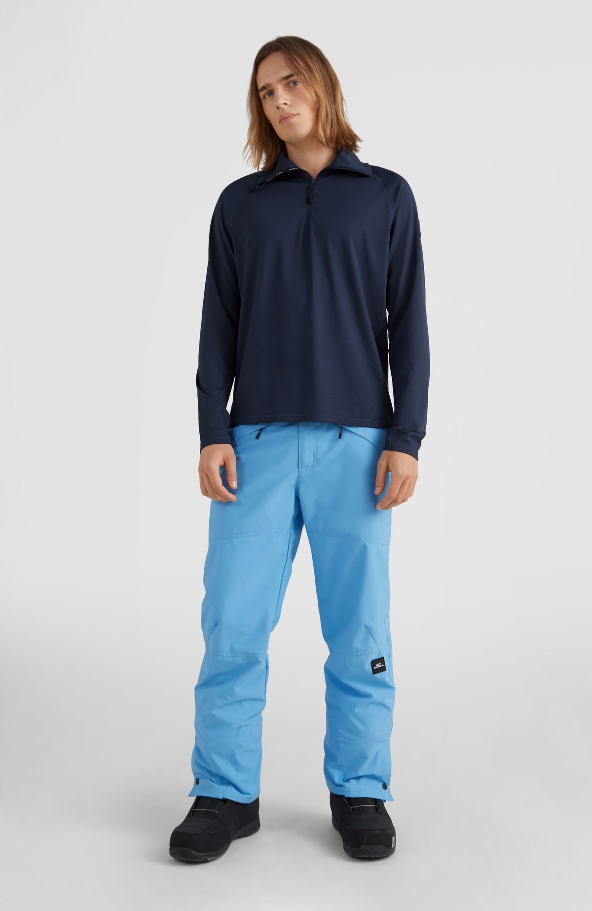 Clime Fleecepullover mit Halbreißverschluss | Ink Blue -A