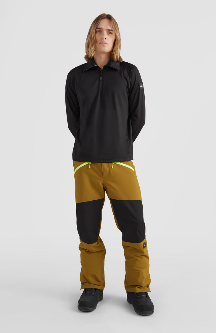Clime Fleecepullover mit Halbreißverschluss | BlackOut - A