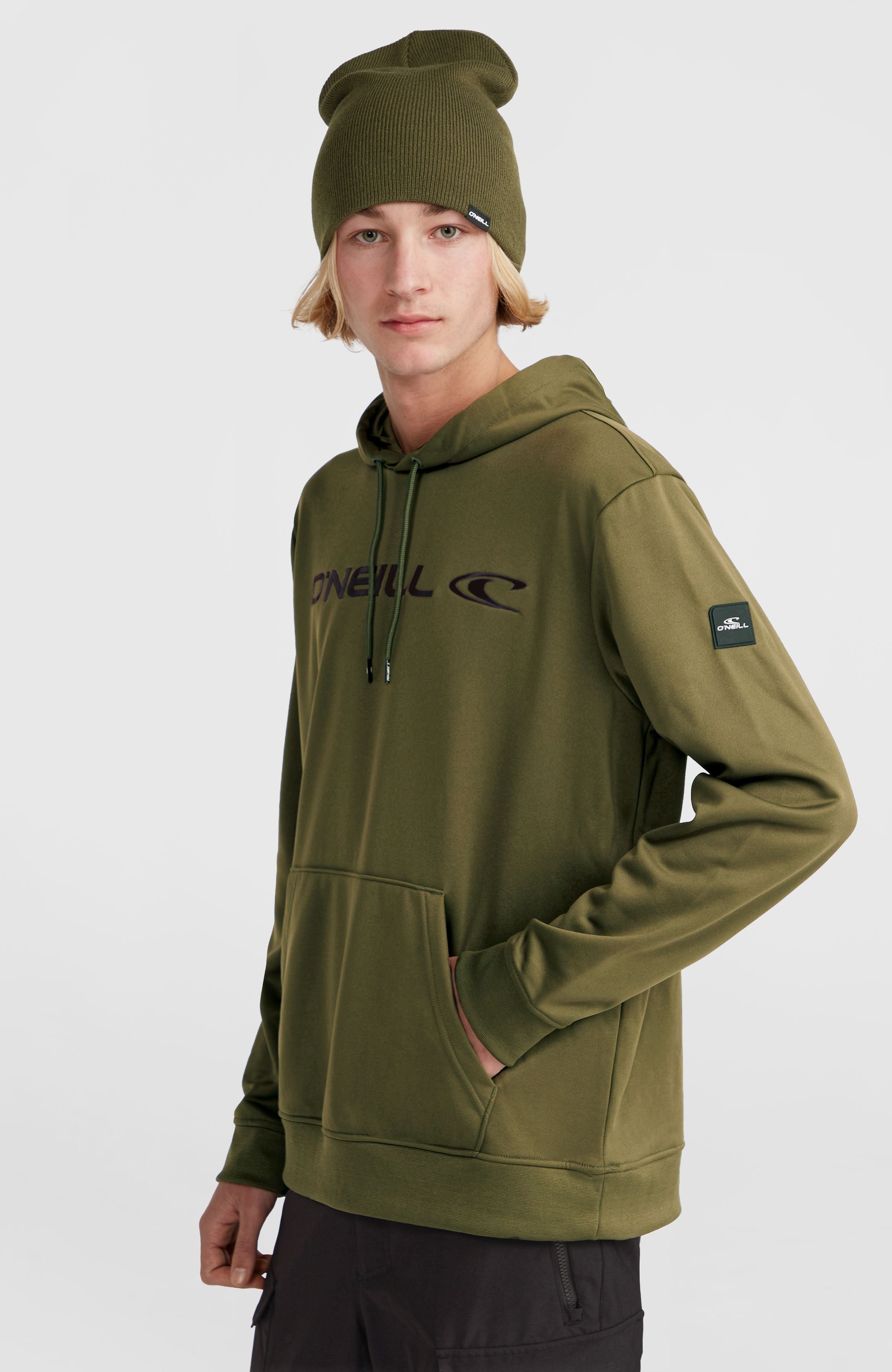 Dynamic wool fleece hoodie - Forrest Night