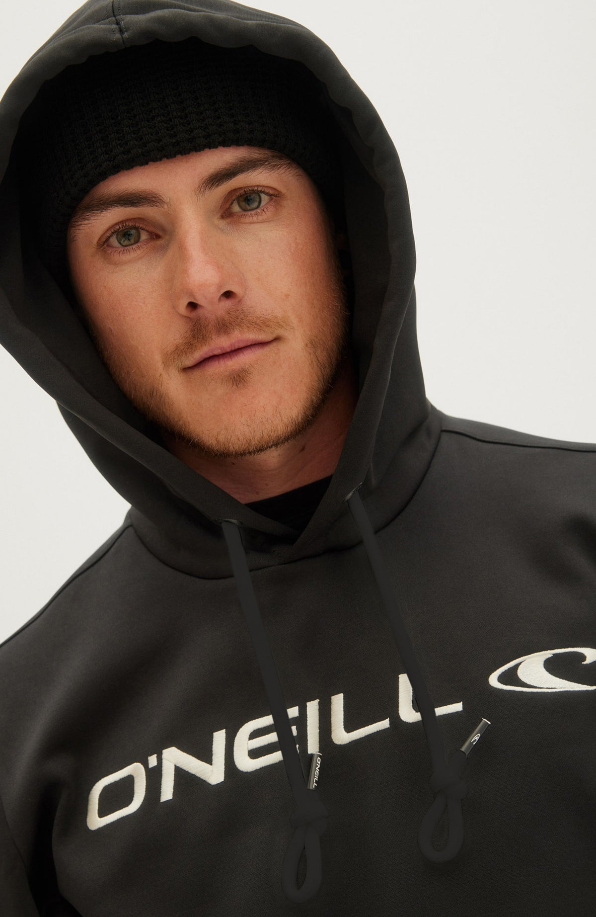 Rutile Fleece-Hoodie | Black Out