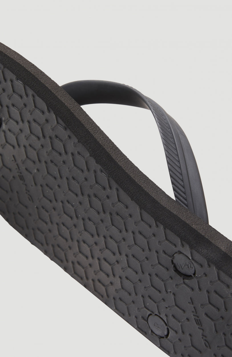 Profile Sandalen mit kleinem Logo | Asphalt