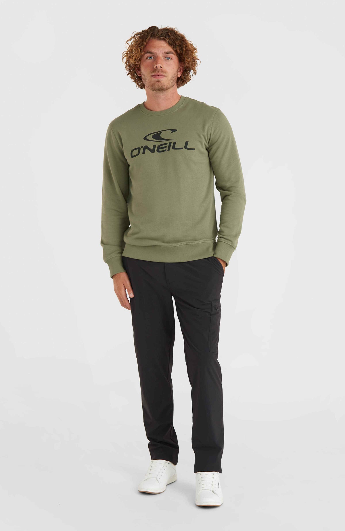 O'Neill Logo Crew Sweatshirt | Deep Lichen Green