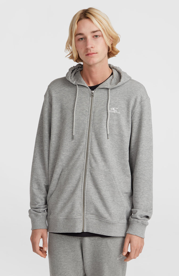 O'Neill Small Logo Kapuzenjacke mit Reißverschluss | Silver Melee O'Neill Small Logo Kapuzenjacke mit Reißverschluss | Silver Melee