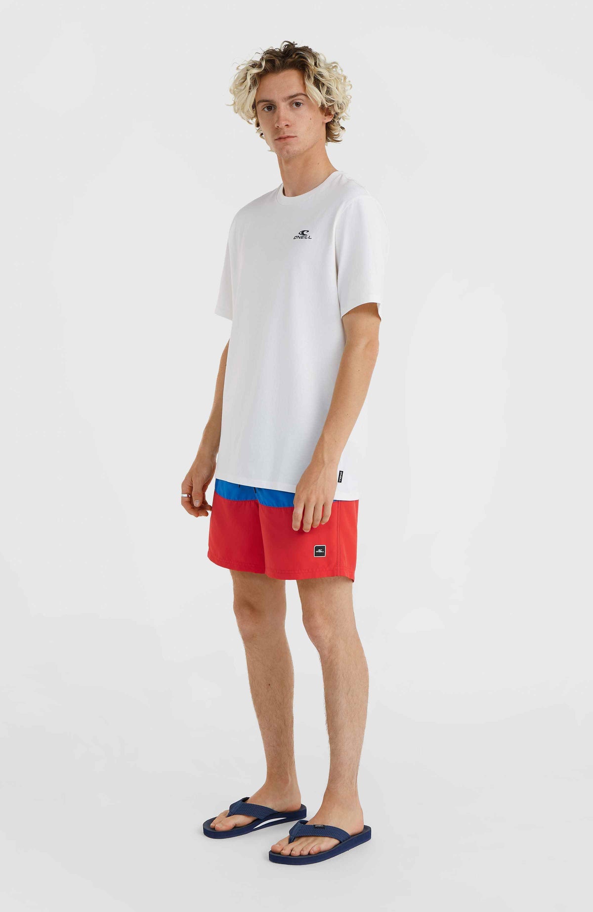Frame Block Badehose | Red Multi 2