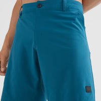 Hybrid Chino-Shorts | Blue Coral