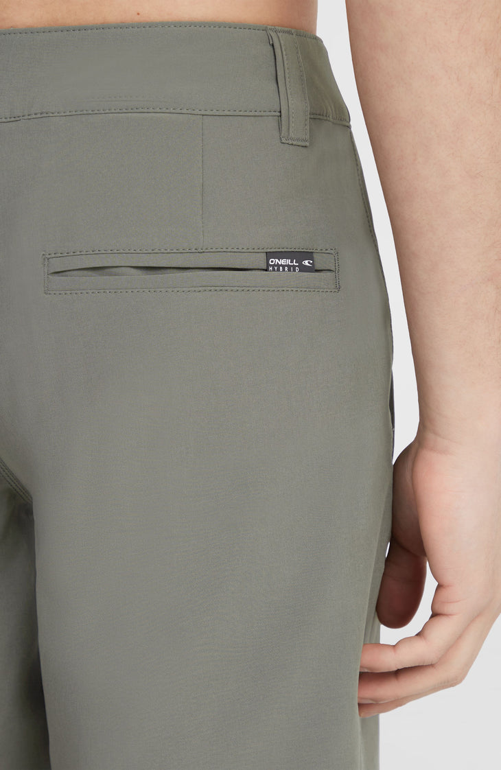 Hybrid Chino-Shorts | Military Green