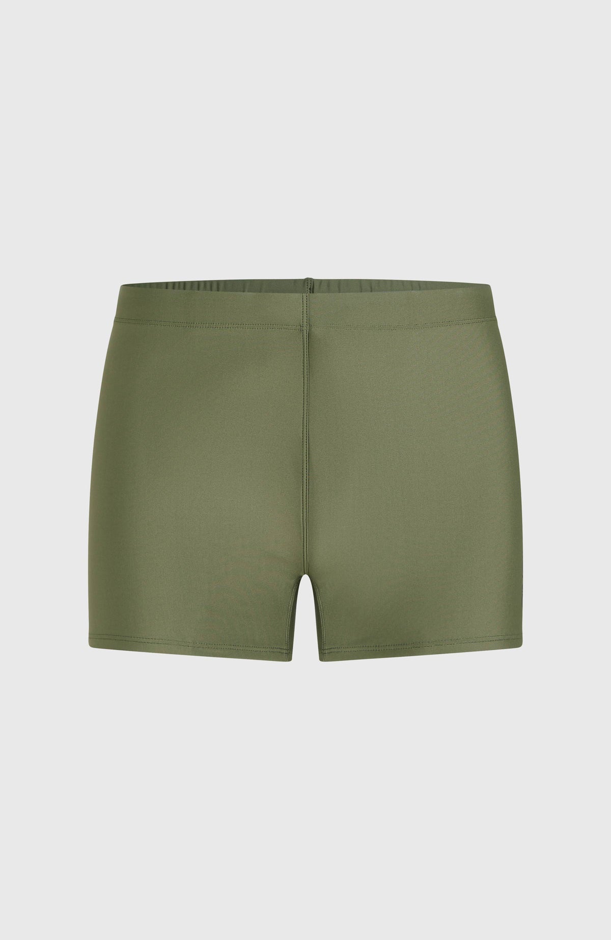 Essentials Racer Badehose für Herren, grün, freigestellt von vorne