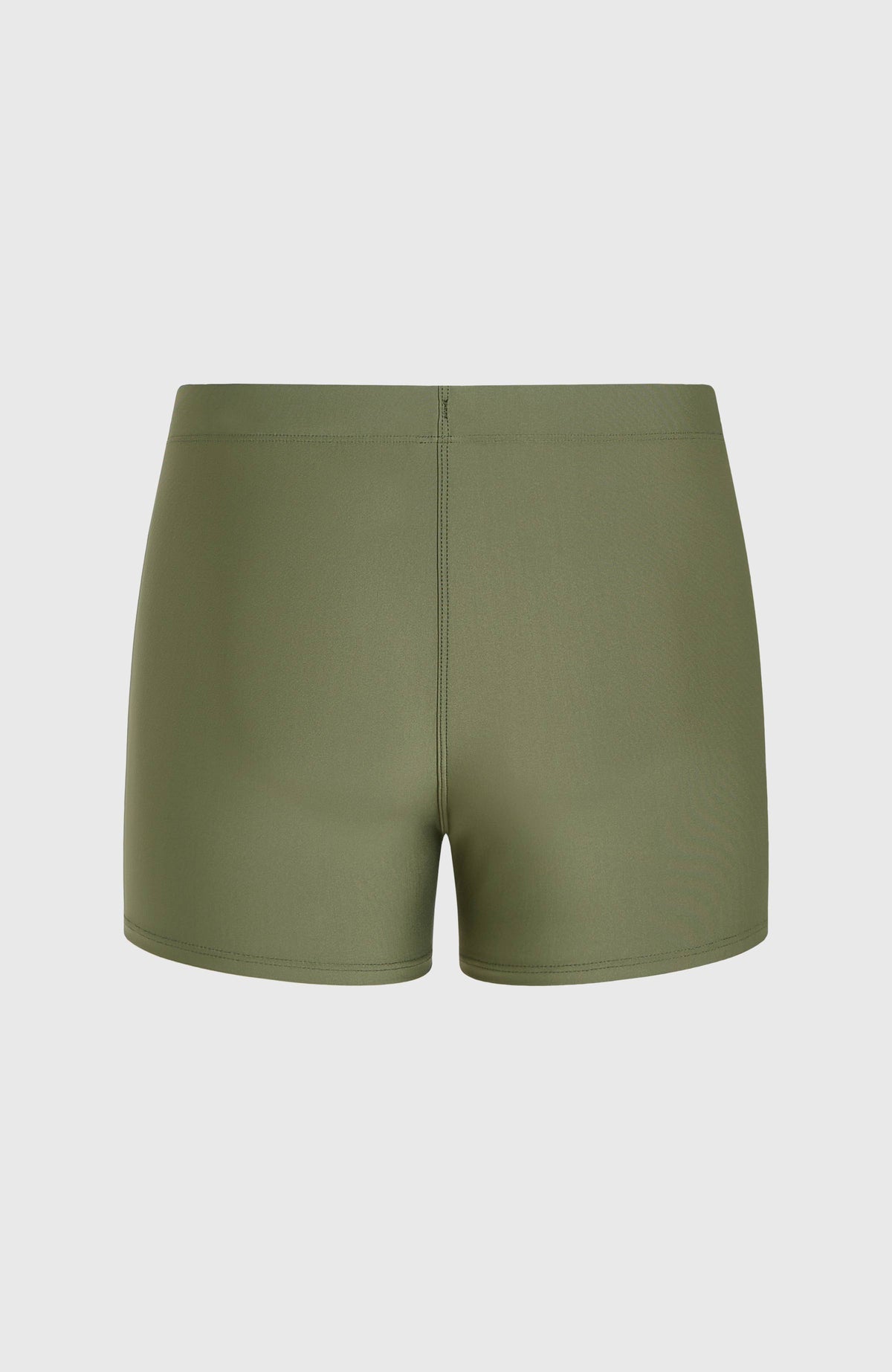 Essentials Racer Badehose für Herren, grün, freigestellt von hinten