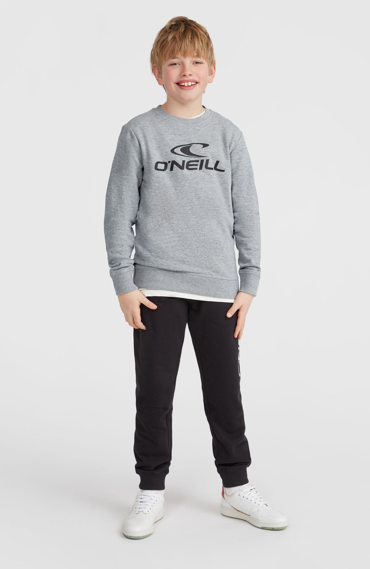O'Neill Logo Crew Sweatshirt | Silver Melee