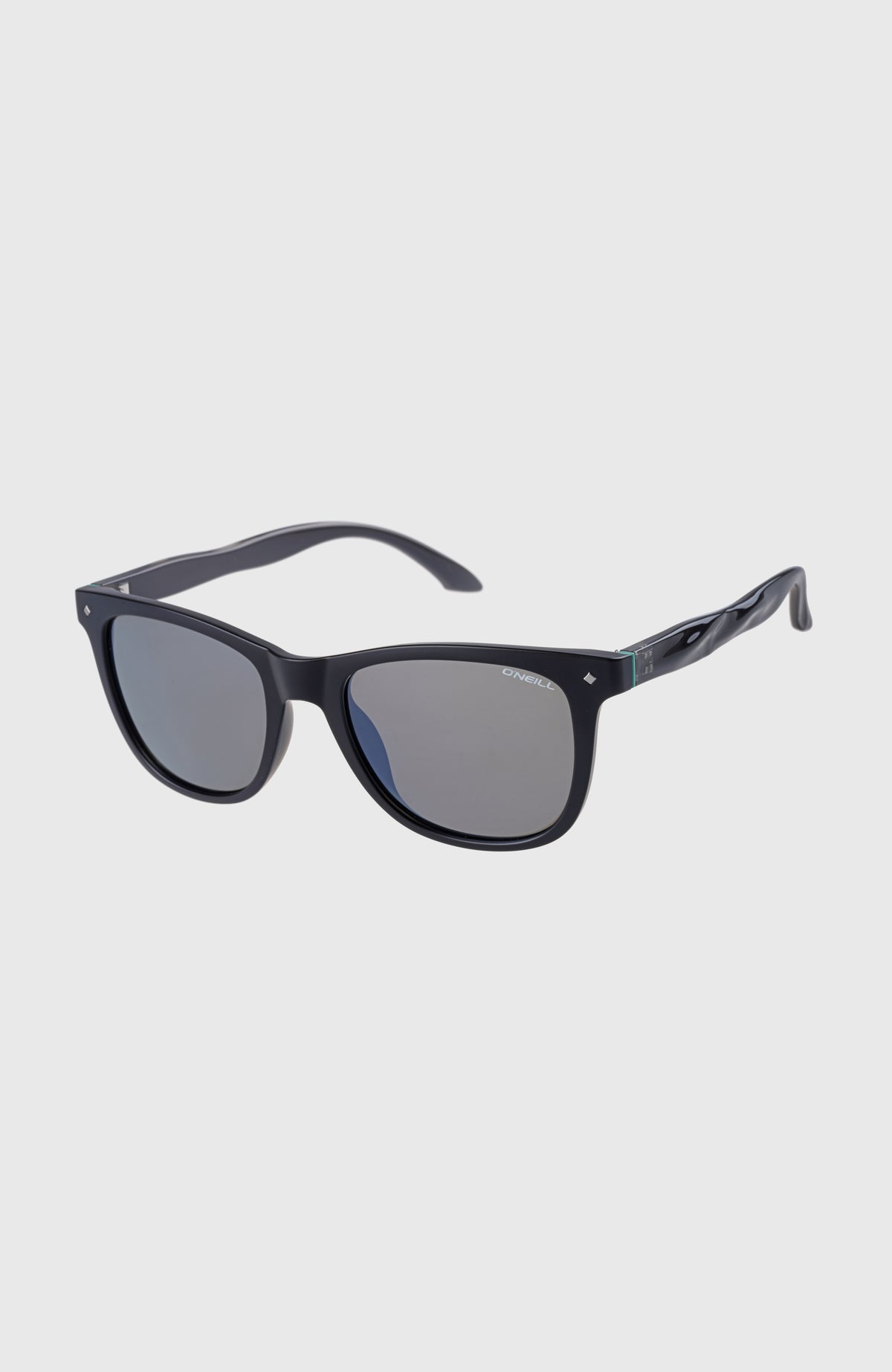 WaveLength Schwarz Sonnenbrille für Herren, schwarz, freigestellt von schräg vorne