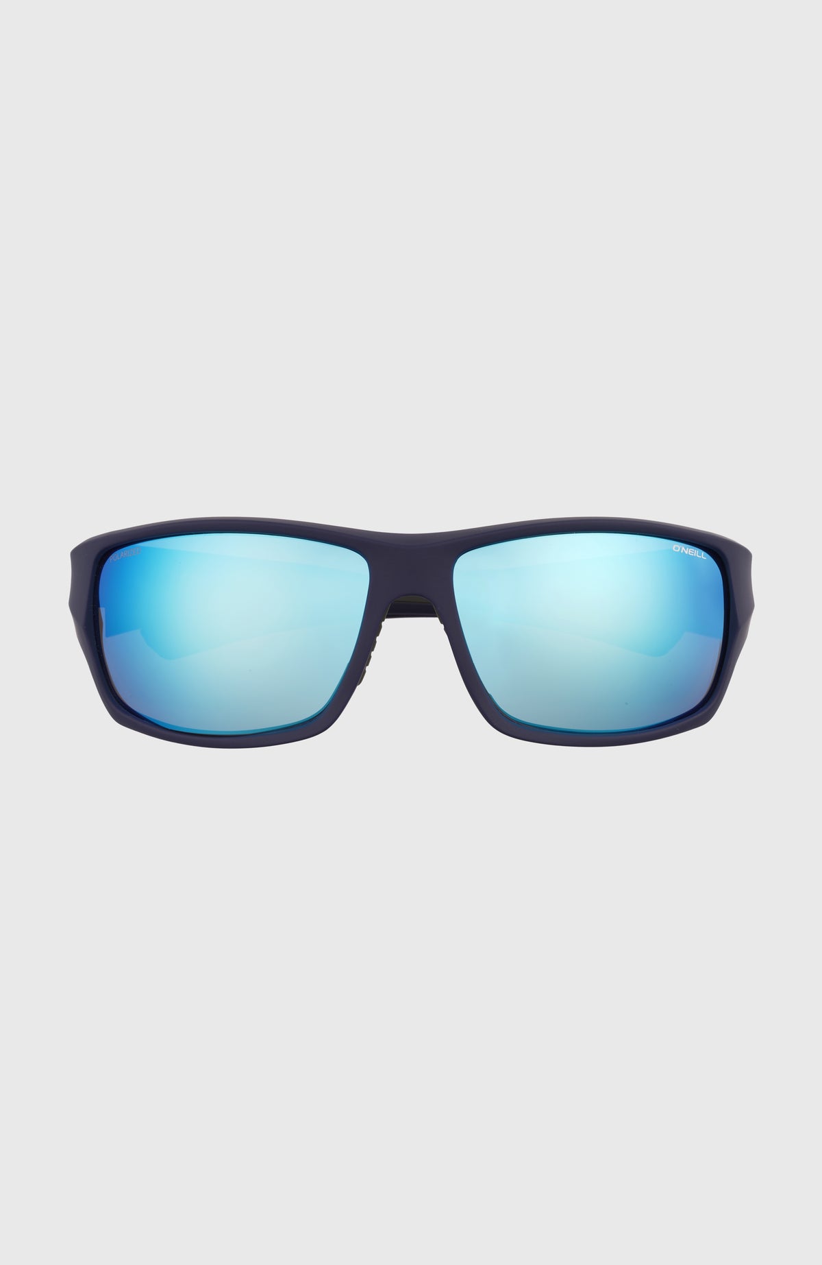O'Neill HomeBreak Sonnenbrille für Herren, blau, freigestellt von vorne, verspiegelte Gläser