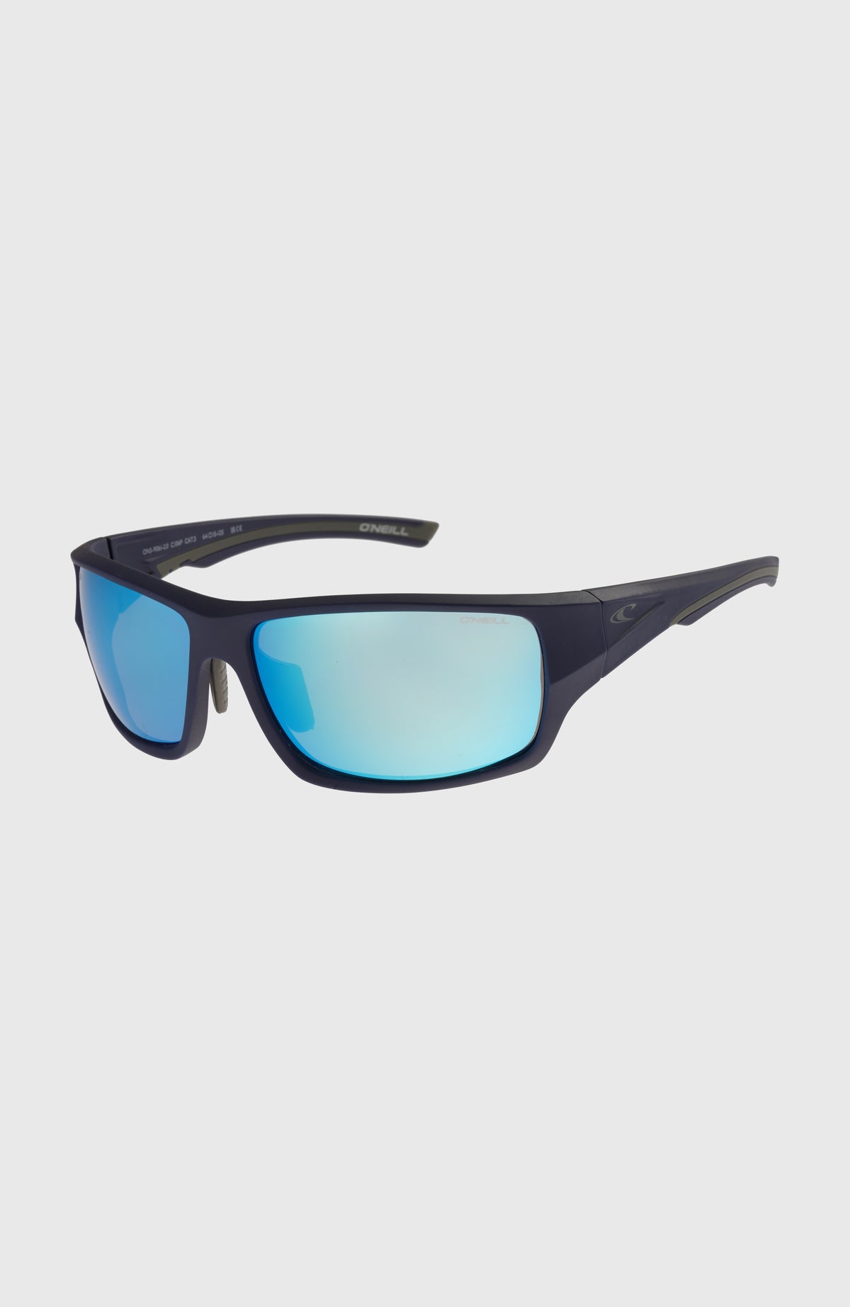 HomeBreak Sonnenbrille für Herren, blau, freigestellt von schräg vorne, Nasensteg und Bügel