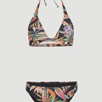 Marga - Rita Bikini Set | Black Tropical Flower