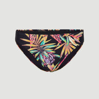 Rita Bikini Hose | Black Tropical Flower