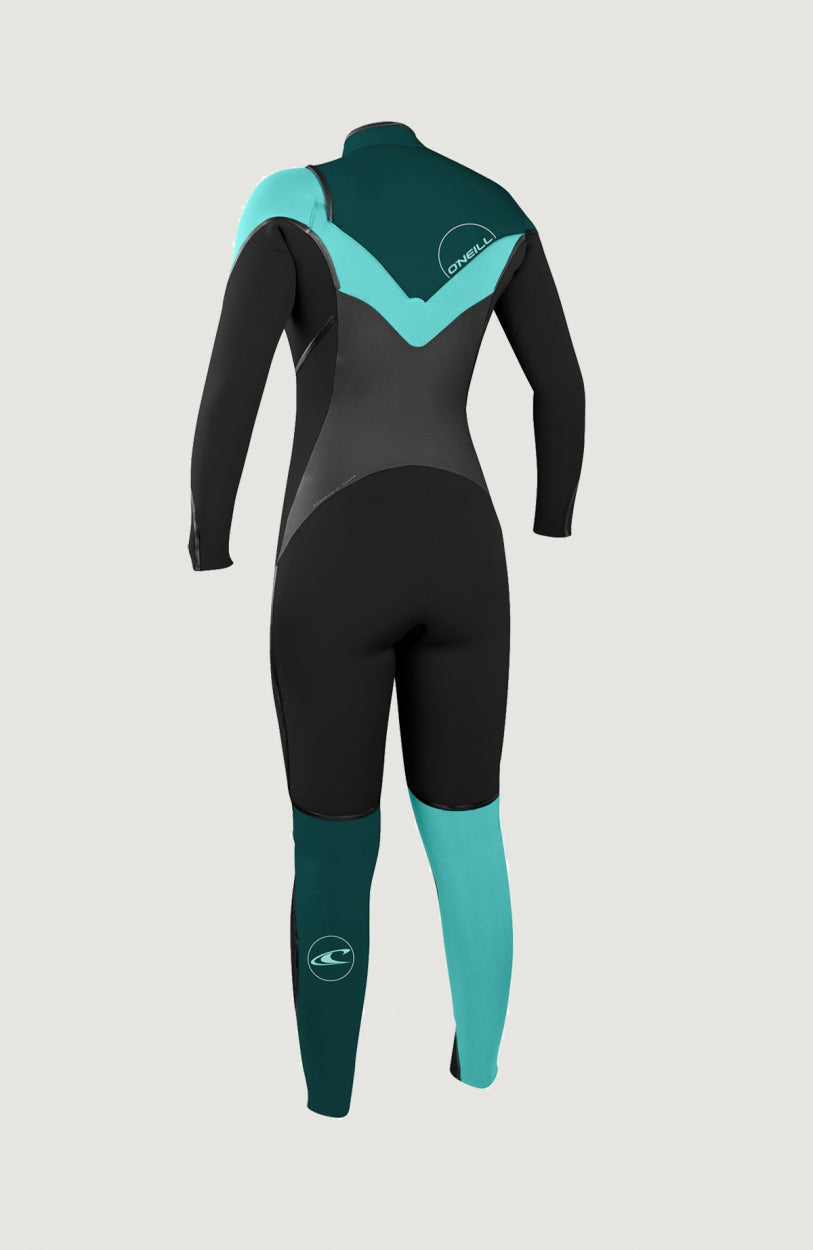 Psycho Tech Chest Zip 3/2mm Full Wetsuit | Black