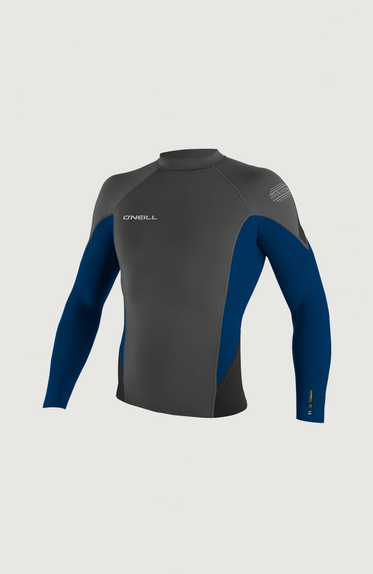 Hyperfreak 1.5mm Long Sleeve Crew | Grey Hyperfreak 1.5mm Long Sleeve Crew | Grey