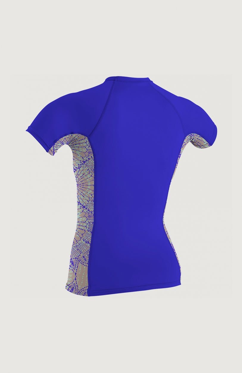 Skins Side Print Short Sleeve Crew | Blue