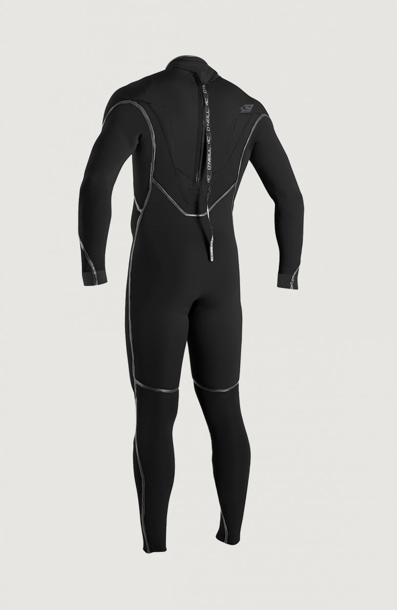 Psycho One Back Zip 4/3mm Full Wetsuit | BLACK/BLACK