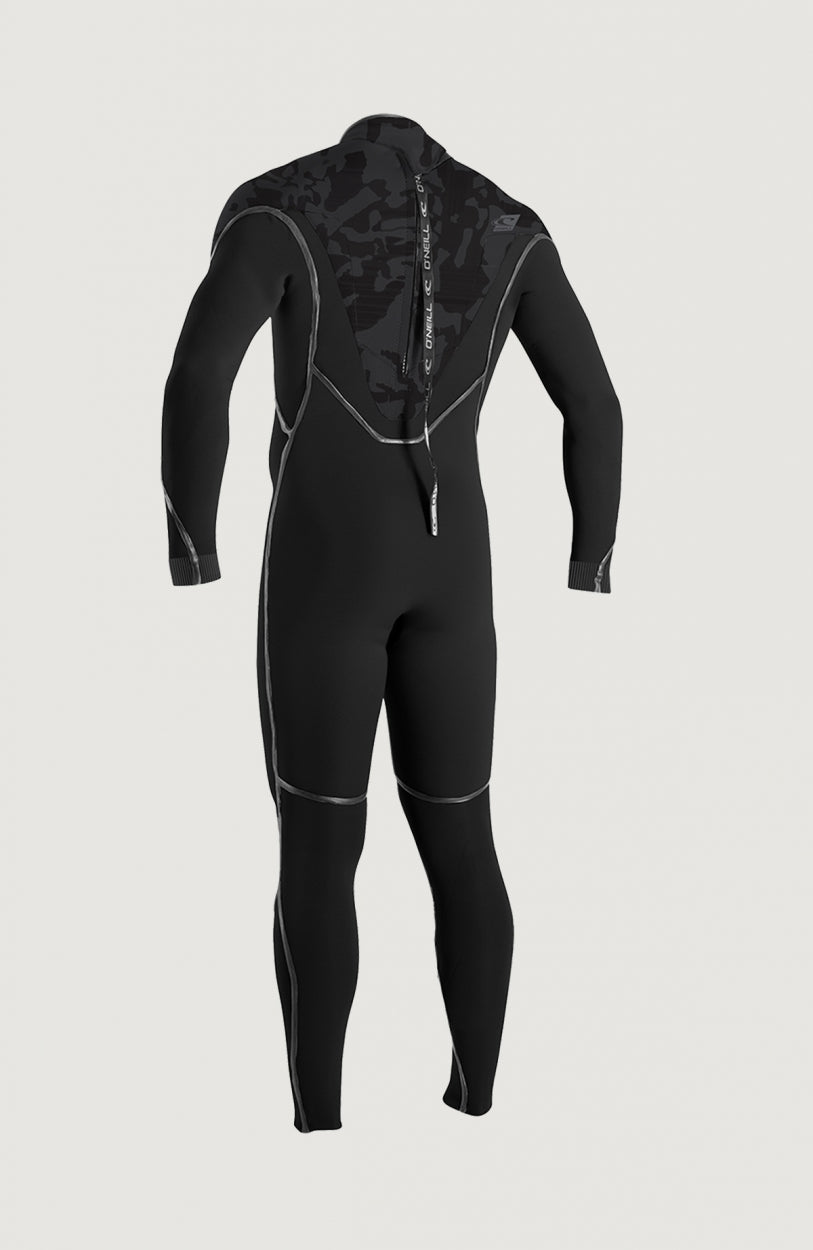 Psycho One Back Zip 4/3mm Full Wetsuit | Black