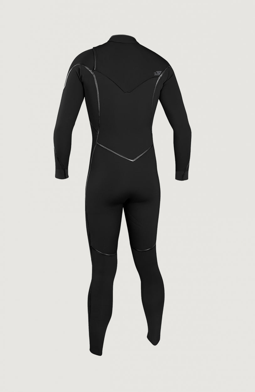 Psycho One Chest Zip 4/3mm Full Wetsuit | BLACK/BLACK