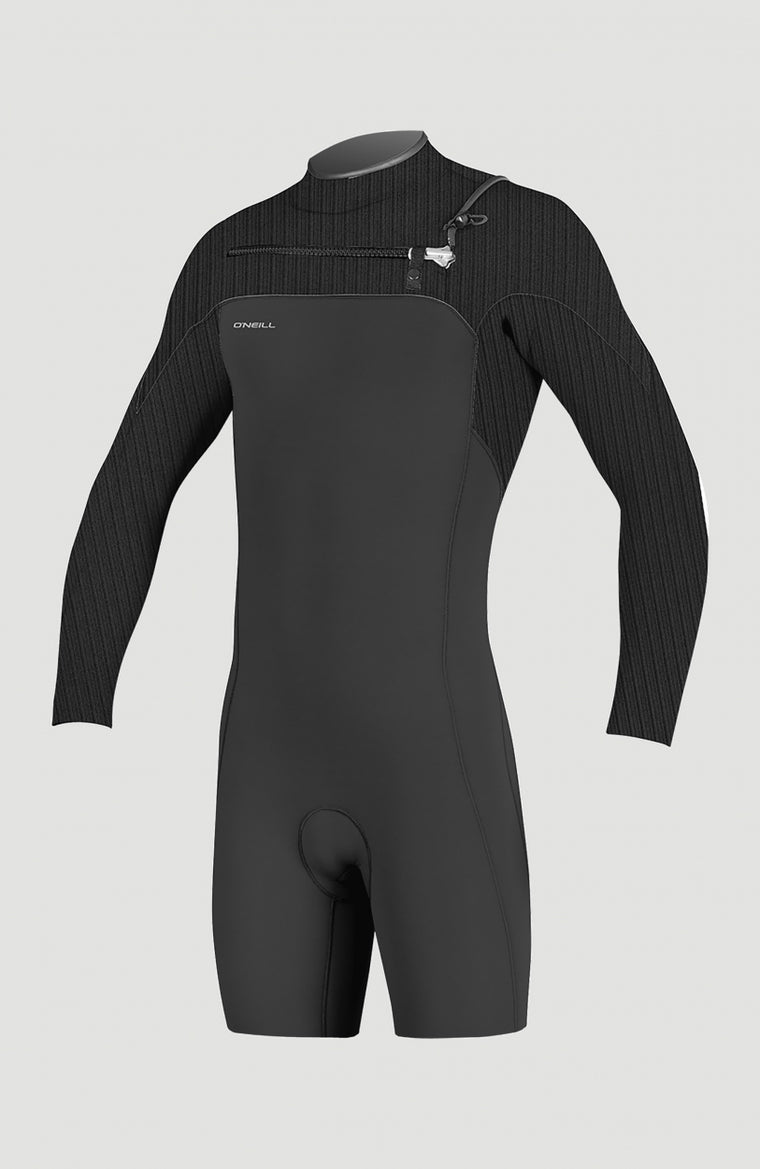Hyperfreak 2mm Chest Zip Long Sleeve Spring Wetsuit | BLACK/BLACK Hyperfreak 2mm Chest Zip Long Sleeve Spring Wetsuit | BLACK/BLACK