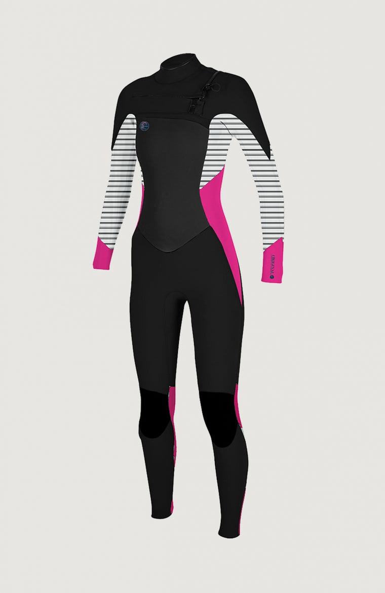 O'Riginal Chest Zip 3/2mm Full Wetsuit | Dark Pink O'Riginal Chest Zip 3/2mm Full Wetsuit | Dark Pink