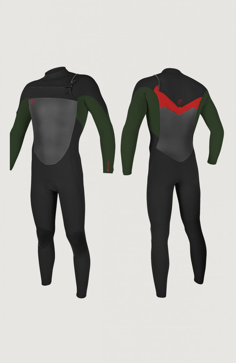 O'Riginal Chest Zip 4/3mm Full Wetsuit | Black