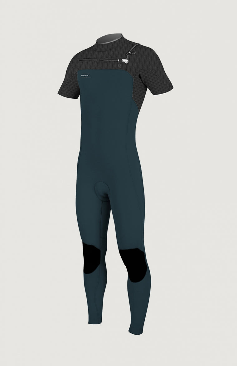 Hyperfreak 2mm Chest Zip Short Sleeve Full Wetsuit | Grey Hyperfreak 2mm Chest Zip Short Sleeve Full Wetsuit | Grey