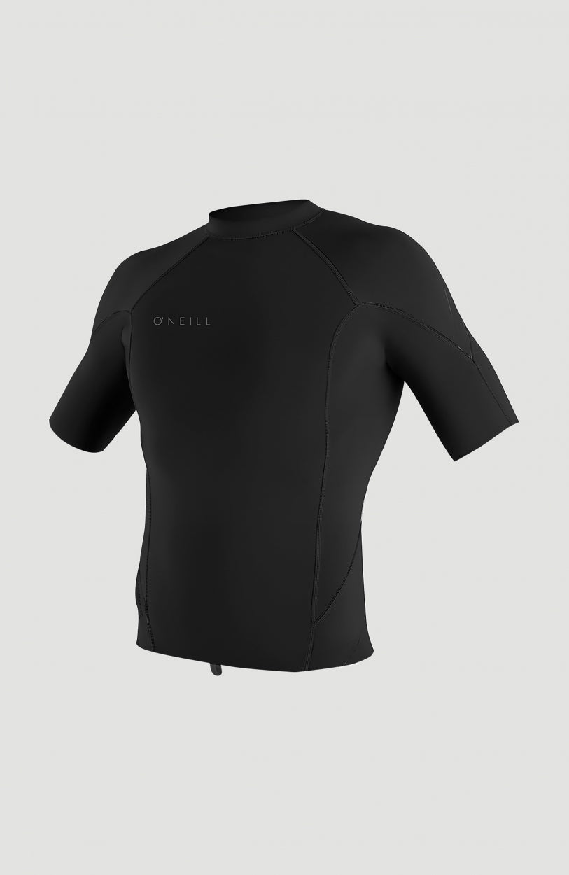 Reactor-2 1mm Short Sleeve Top | A05 BLK/BLK/BLK