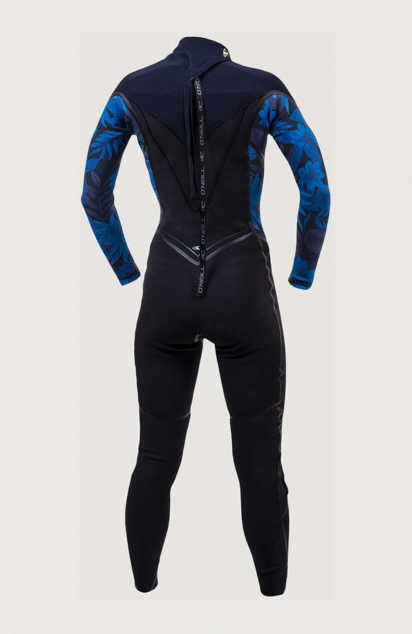 Psycho One 3/2mm Back Zip Full Wetsuit | Black