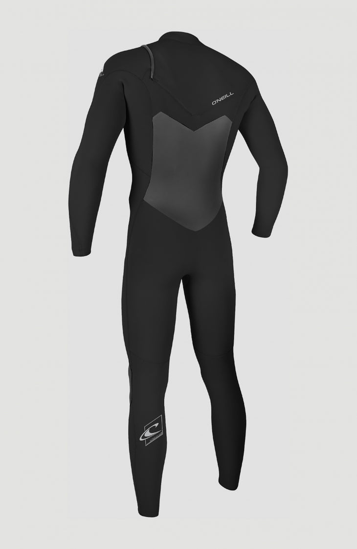Epic 4/3mm Chest Zip Full Wetsuit | BLACK/BLACK