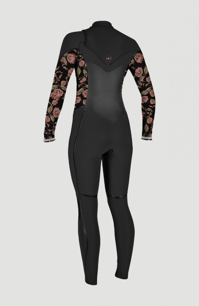 Psycho Tech Chest Zip 5/4mm Full Wetsuit | Black