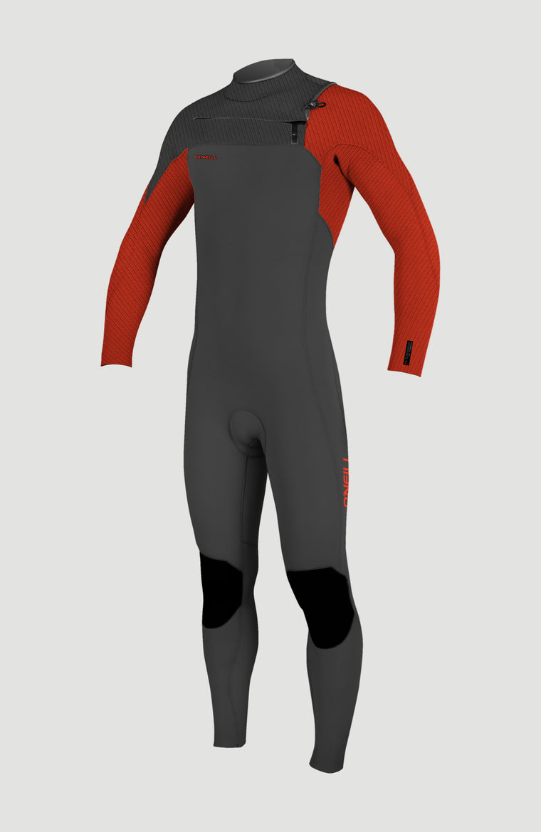 Hyperfreak Plus 5/4mm Chest Zip Full Wetsuit | RAVEN/RAVEN/FIRE RED Hyperfreak Plus 5/4mm Chest Zip Full Wetsuit | RAVEN/RAVEN/FIRE RED