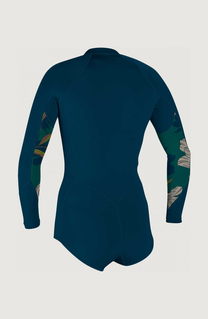 Front-Zip Longsleeve Surf Suit | Dark Blue