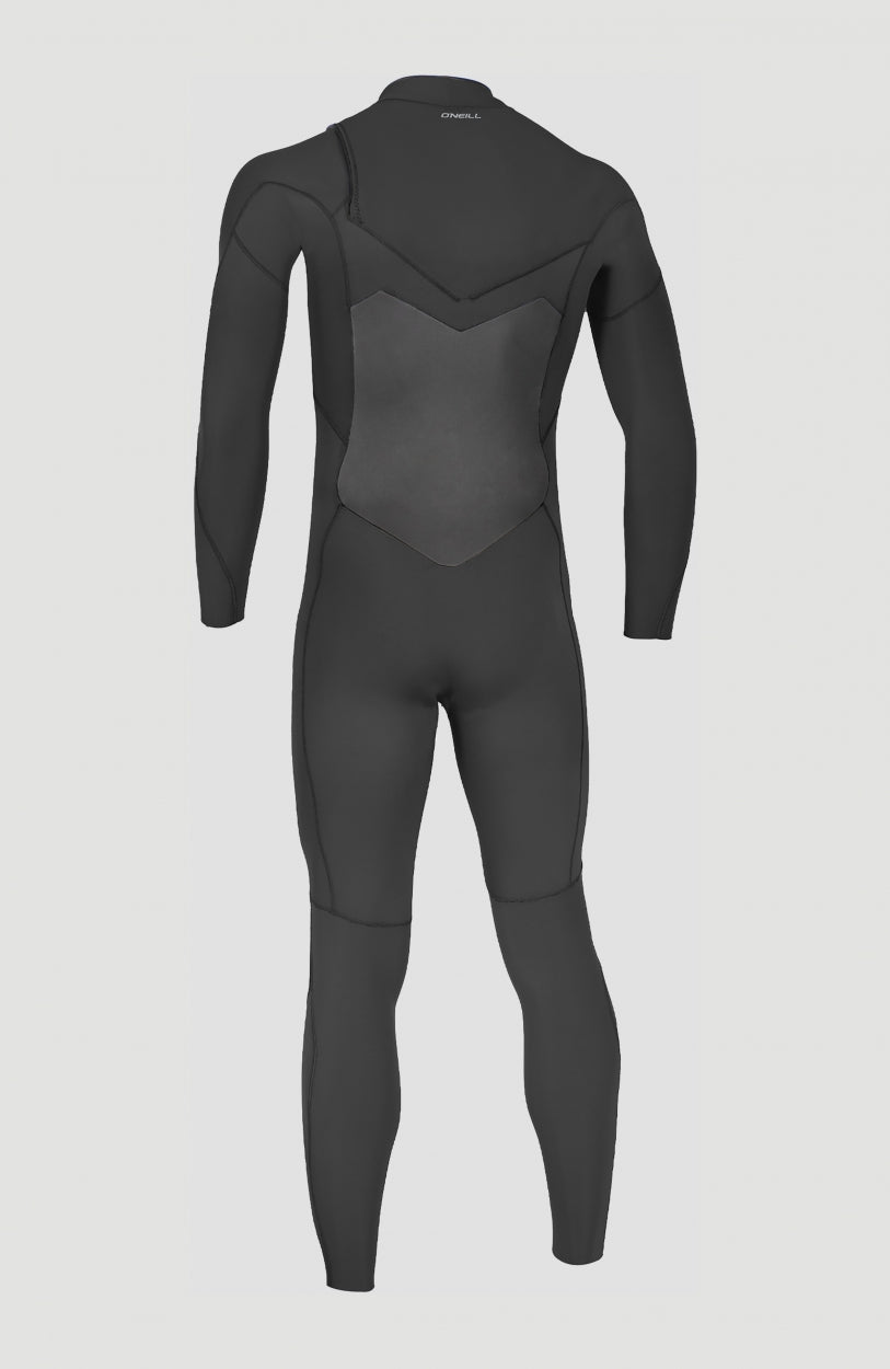 Ninja 4/3 Chest Zip Full Wetsuit | BLACK/BLACK