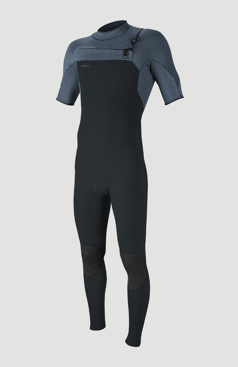Hyperfreak 2mm Chest Zip Shortsleeve Full Wetsuit | GUN METAL/CADET BLUE Hyperfreak 2mm Chest Zip Shortsleeve Full Wetsuit | GUN METAL/CADET BLUE