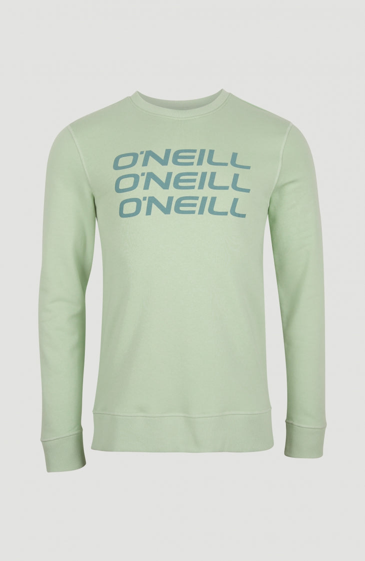 Triple Stack Crew Sweatshirt | Sea Foam