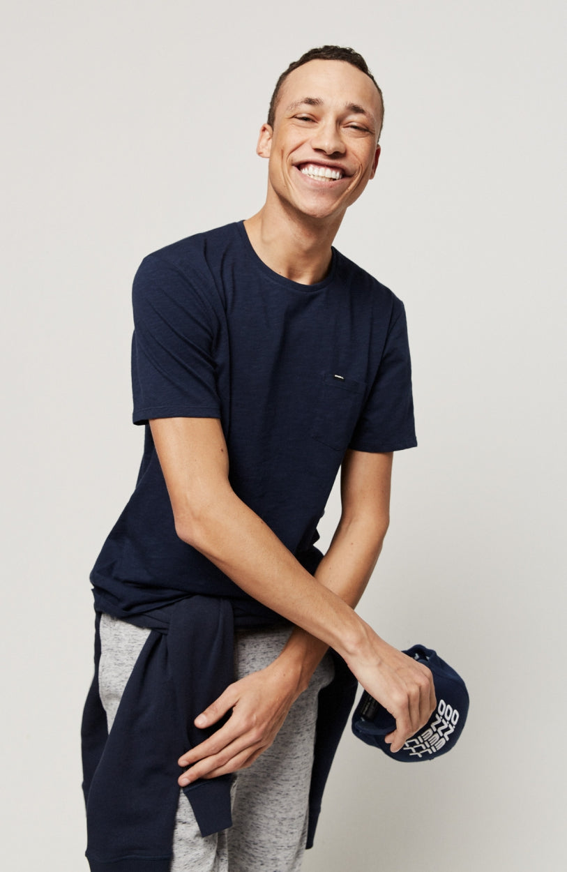 Jack's Regular Fit Crew Base T-Shirt | Ink Blue -A