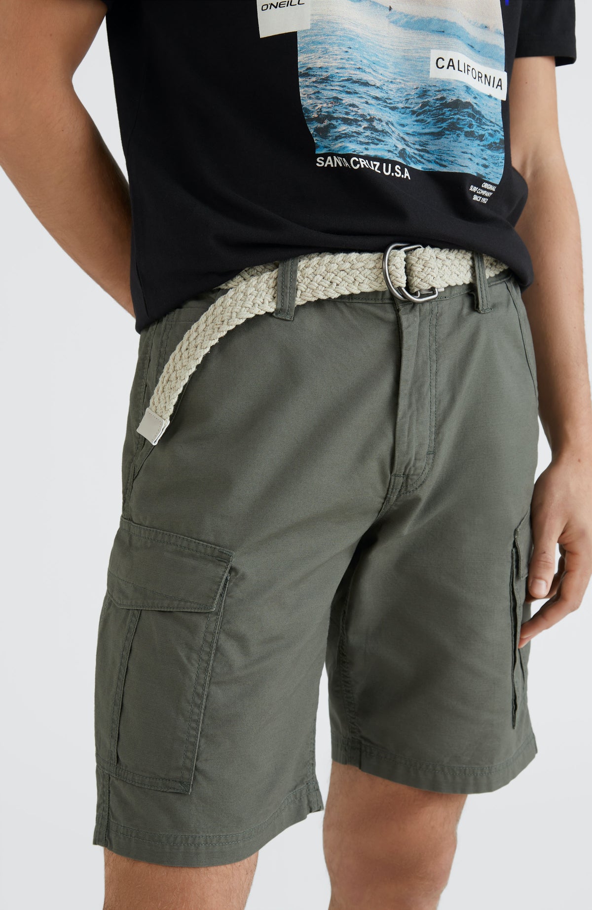 Beach Break Cargo Hose | Military Green -A