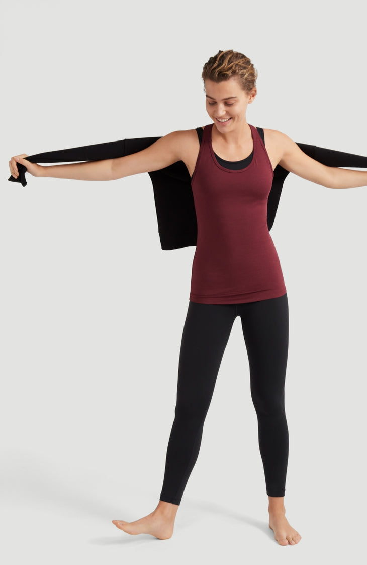 Yoga Performance Oberteil | Windsor Wine -A