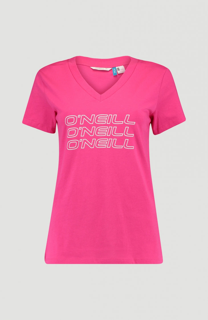 Triple Stack V-Neck T-Shirt | Cabaret -A