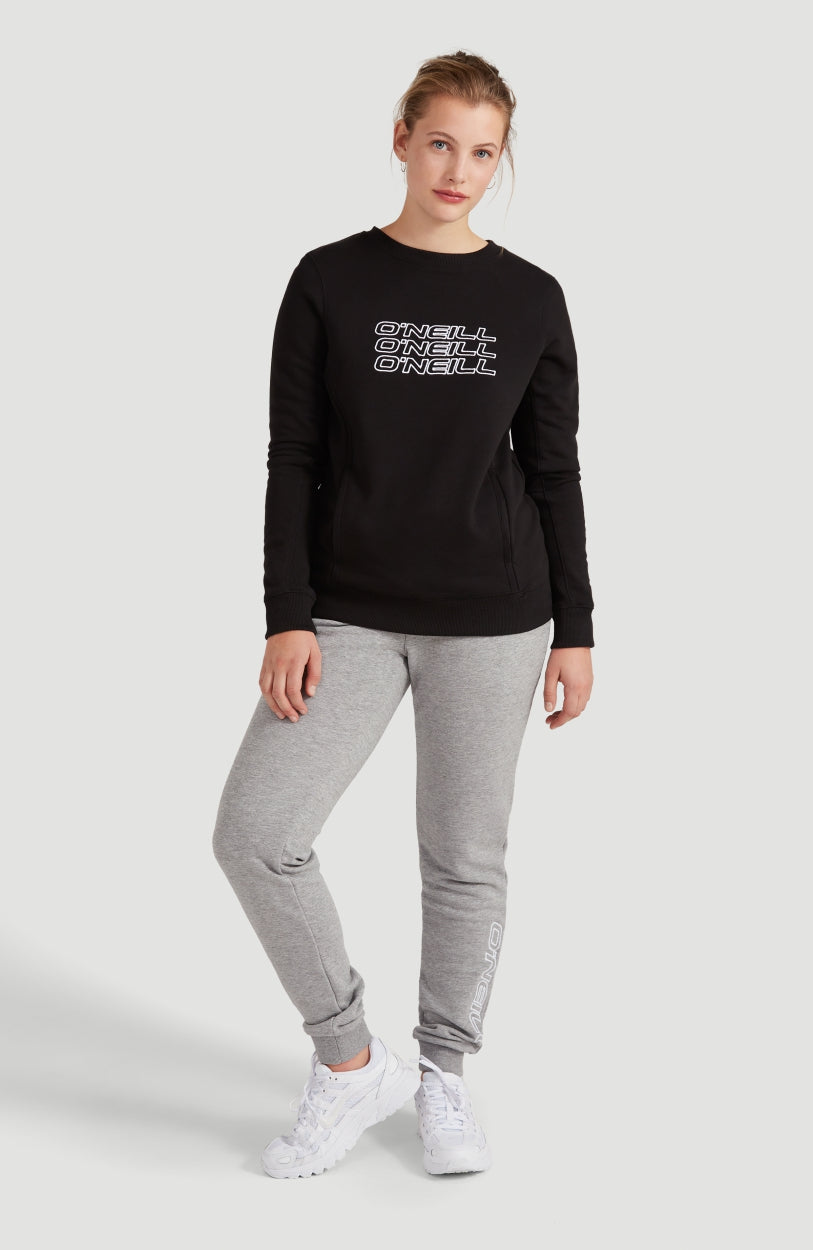 High Waist Jogginghose | Silver Melee -A