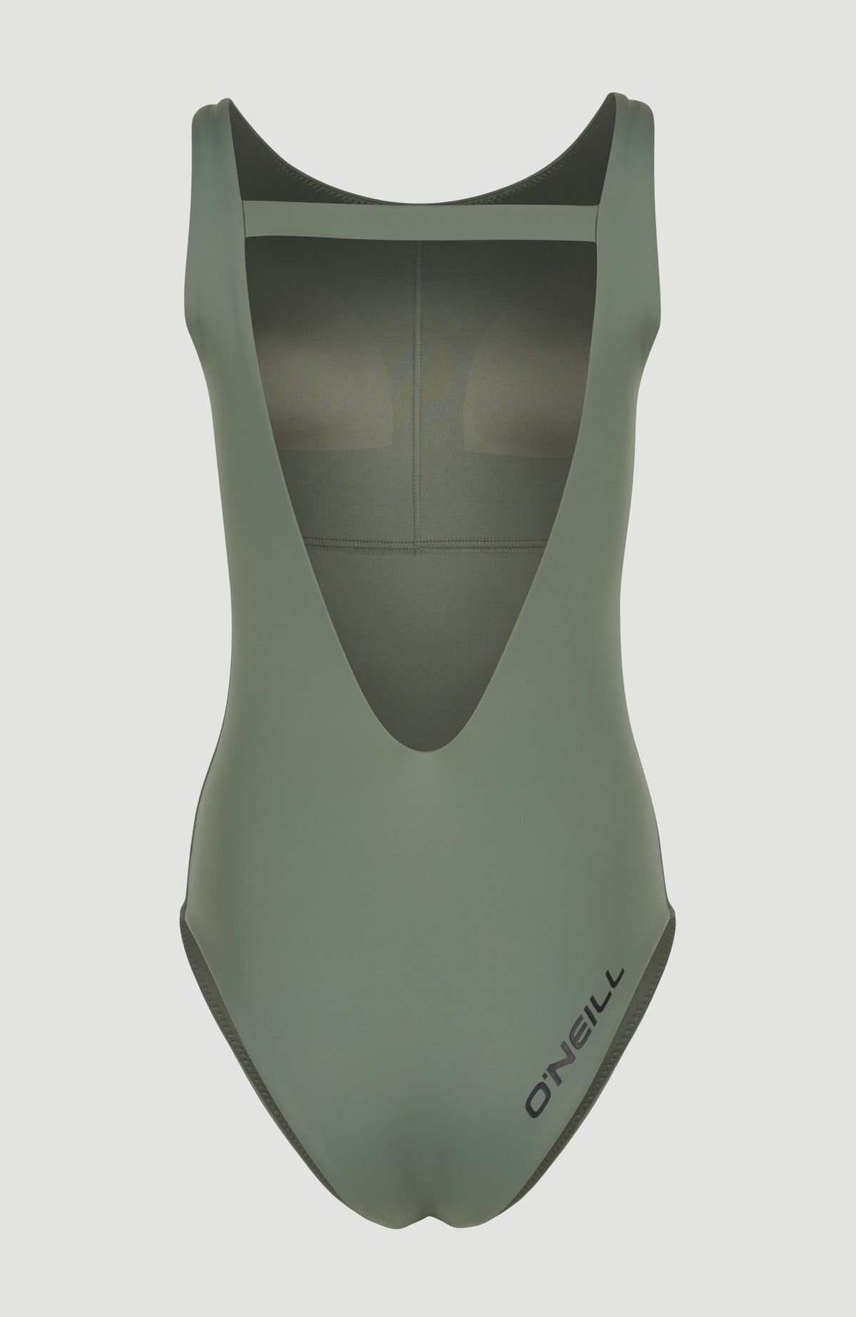 Logo High Neck Badeanzug | Lily Pad