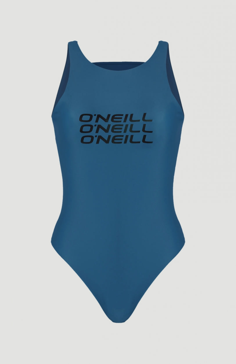 Logo High Neck Badeanzug | Resort -A